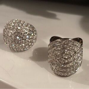 Cocktail Ring Set. Costume but Gorgeous Statement Rings